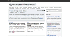 Desktop Screenshot of giornalismoedemocrazia.it